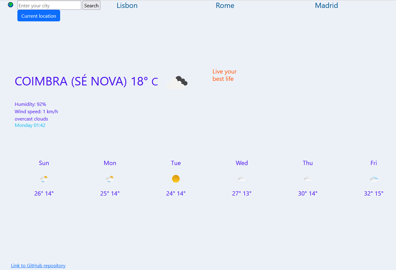 Site about weather